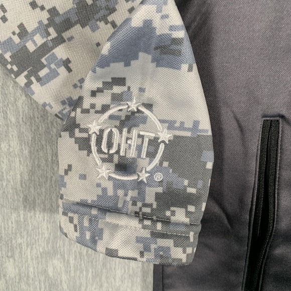 Purdue Boilermakers Jacket Mens Small Gray Camo NCAA Football Colosseum OHT - Picture 5 of 13